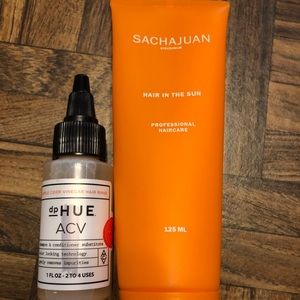 Sachajuan Hair in the Sun and Hue ACV Scalp Oil duo